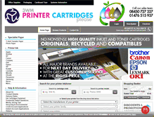 Tablet Screenshot of printercartridgesplease.co.uk